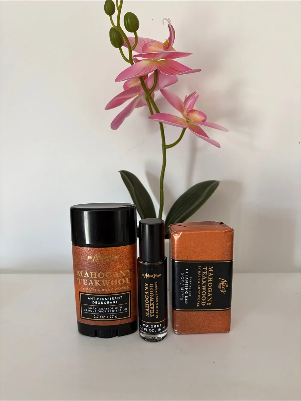 Bath & Body Works Men’s Mahogany Teakwood Complete Grooming Gift Set